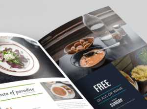 A4 A5 A6 Folded Leaflet