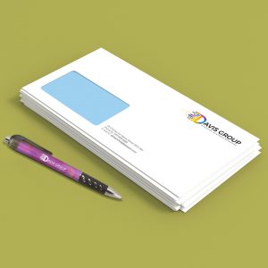 Custom printed envelopes designed and printed