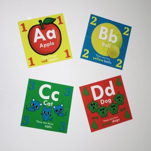 Educational pre-school magnetic puzzles set of 4